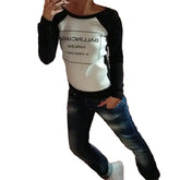 Buzo Estampado Para Mujer De Color Negro