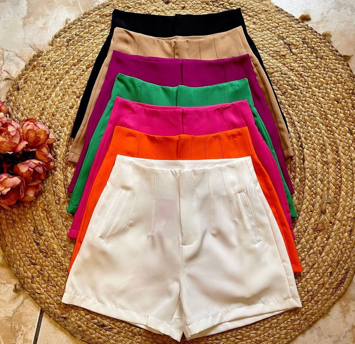 Short María Color Blanco Para Mujer