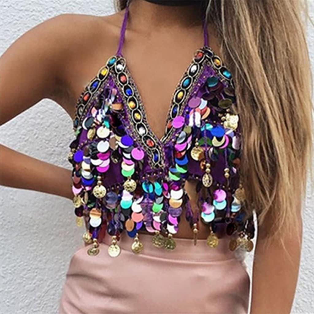 Blusa Con Apliques De Colores Para Mujer - Talla única